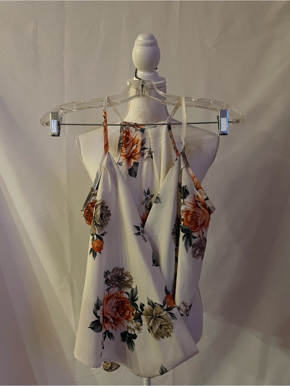 Floral lightweight crop top